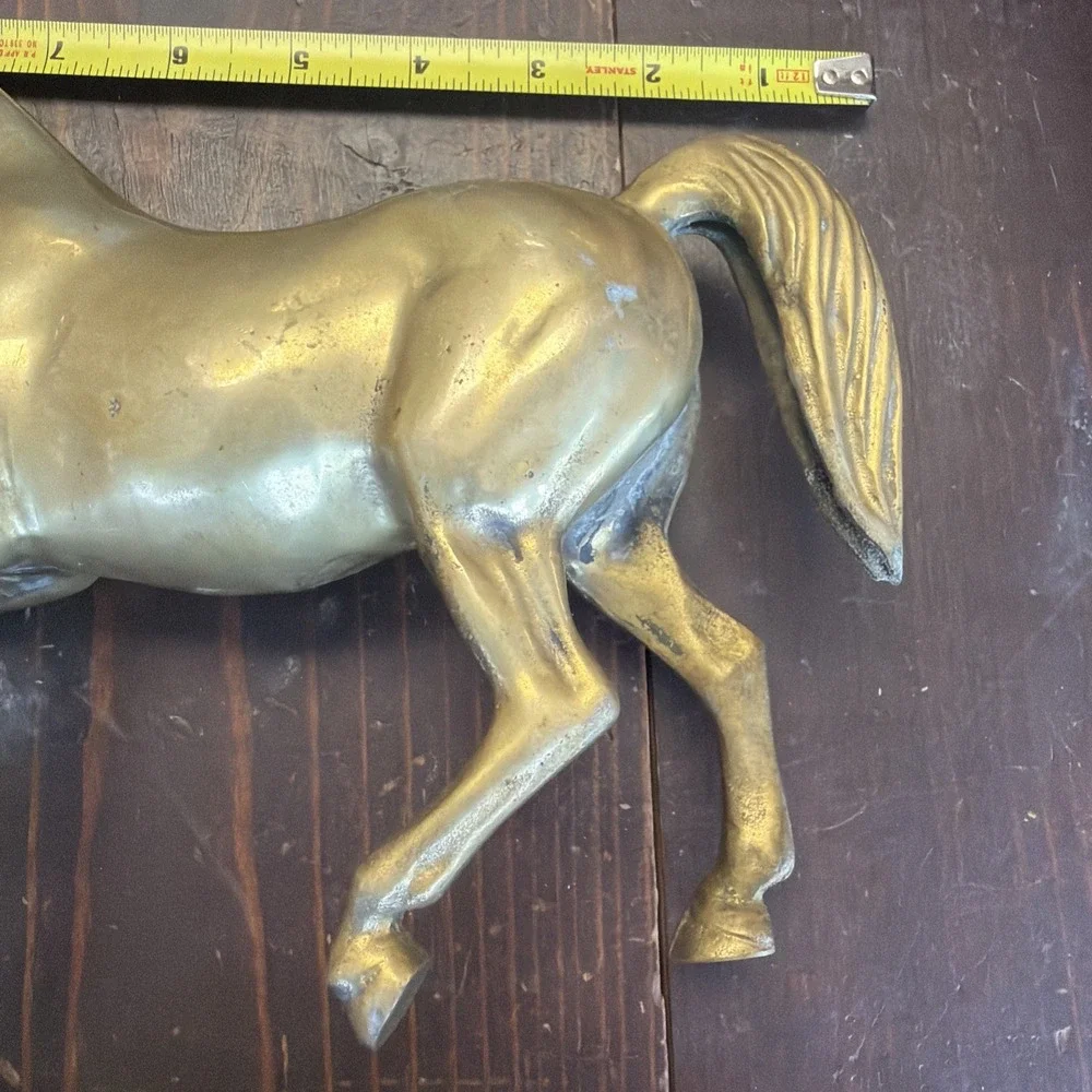 Horse Brass Statue